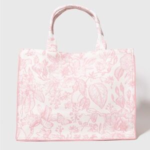 Antik Kraft Isabella's Blossom Floral Jacquard Tote
